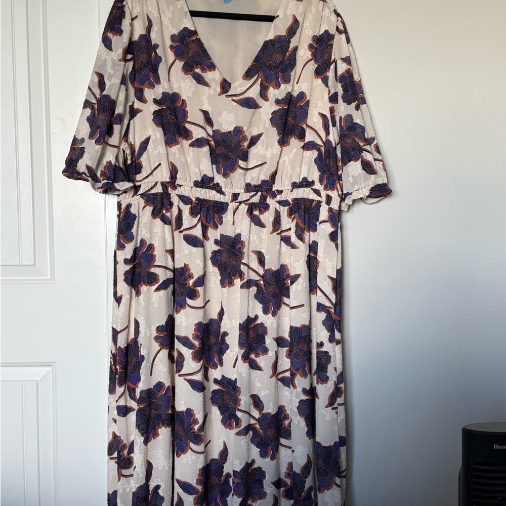 Draper James Floral Midi Dress